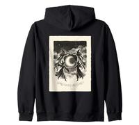 Las niñas serán niñas Witch Circle Moon Magic Celestial Sudadera con Capucha