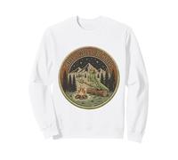 Las niñas serán Will Chicas Rezando Mantis Al Aire Libre Smores Sudadera