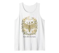 Las niñas serán Will Girls Rezando Mantis Boho Celestial Camiseta sin Mangas