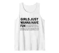 Las niñas Solo Quieren Tener Feminista Fundamental en Derechos Humanos Camiseta sin Mangas
