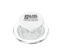 Las niñas Solo Quieren Tener Feminista Fundamental en Derechos Humanos PopSockets PopGrip para MagSafe