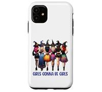 Las niñas van a ser brujas de Halloween, lindo escuadrón de brujas Carcasa para iPhone 11