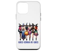Las niñas van a ser brujas de Halloween, lindo escuadrón de brujas Carcasa para iPhone 12 mini