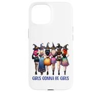 Las niñas van a ser brujas de Halloween, lindo escuadrón de brujas Carcasa para iPhone 15