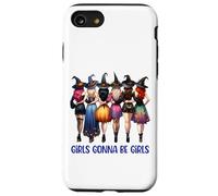 Las niñas van a ser brujas de Halloween, lindo escuadrón de brujas Carcasa para iPhone SE (2020) / 7 / 8