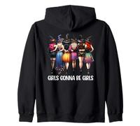 Las niñas van a ser brujas de Halloween, lindo escuadrón de brujas Sudadera con Capucha