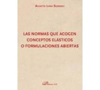 Las Normas Que Acogen Conceptos Elasticos O Formulaciones Abiertas