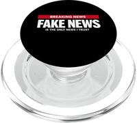 Las Noticias Falsas Son la única noticia en la Que confío - Humor de sátira política PopSockets PopGrip para MagSafe
