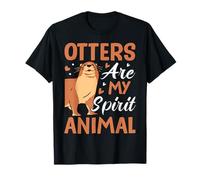 Las nutrias Son mi Animal Espiritual Camiseta