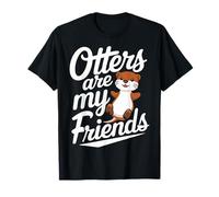 Las nutrias son mis amigos animales Camiseta