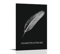 Las obras de arte Cigarettes After SexOil Painting son duraderas, impermeables y fáciles de limpiar en habitaciones, salas de estar, dormitorios, cocinas y fáciles de montar. Estilo marco de 40 x 60