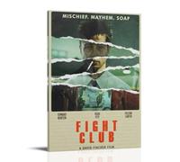 Las obras de arte de pintura al óleo de Fight Club son duraderas, impermeables y fáciles de limpiar en habitaciones, salas de estar, dormitorios, cocinas y fáciles de montar. Estilo marco de 40 x 60