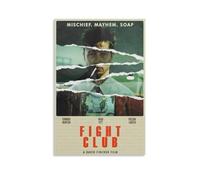 Las obras de arte de pintura al óleo de Fight Club son duraderas, impermeables y fáciles de limpiar en habitaciones, salas de estar, dormitorios, cocinas y fáciles de montar. Estilo sin marco, 30 x 45