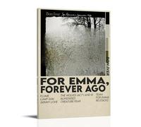 Las obras de arte de pintura al óleo de Forever Ago-Bon Iver de For Emma son duraderas, impermeables y fáciles de limpiar en habitaciones, salas de estar, dormitorios, cocinas y fáciles de montar