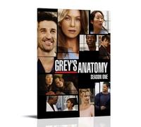 Las obras de arte de pintura al óleo de Grey's Anatomy son duraderas, impermeables y fáciles de limpiar en habitaciones, salas de estar, dormitorios, cocinas y fáciles de montar. Estilo marco de 60 x