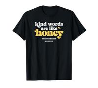 Las Palabras amables Son como Honey Christian Bee Proverbios 16:24 Camiseta