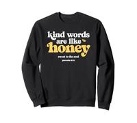 Las Palabras amables Son como Honey Christian Bee Proverbios 16:24 Sudadera