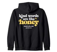 Las Palabras amables Son como Honey Christian Bee Proverbios 16:24 Sudadera con Capucha