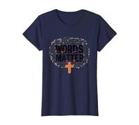 Las Palabras importan Anti Bullying Empatía Amor Respeto Bondad Camiseta, Mujer, Azul Marino, 3XL