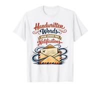 Las Palabras manuscritas Hablan más Fuerte | Snail Mail Camiseta