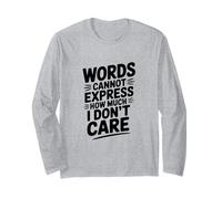 Las Palabras no Pueden Expresar cuánto no me Importa Manga Larga
