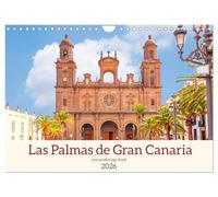 Las Palmas de Gran Canaria - eine großartige Stadt (Wandkalender 2026 DIN A4 quer), CALVENDO Monatskalender: Die Hauptstadt der Insel Gran Canaria liegt auf der Nordostseite.