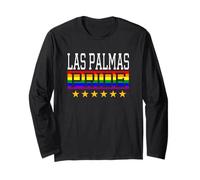 Las Palmas Pride España Gay Lesbianas Queer LGBT Rainbow Flag Manga Larga