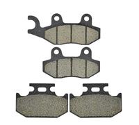 Las Pastillas de Freno de la Motocicleta se Ajustan al Frente y al Trasero compatibles con KX125 KX250 G1 H1 H2 J1 J2 K1 KX500 E1 E2 E3 E4 E5 KDX200 DX G SR250 F1 D1 D2 D3 D4 Modelos(Front and Rear)