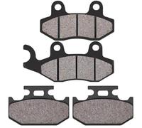 Las pastillas de freno se ajustan a la parte delantera y trasera compatibles con KX125 KX250 KX500 KDX200 KDX200SR DX200G KX250SR Motorcycle Models(Front and Rear)