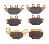 Las pastillas de freno se ajustan al frente y al trasero compatibles con 550 SE 550LT 4x4 2009-2010 550 SL IRS Target 550 IRS LT 2010-2012 Modelos(Front and Rear)