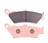 Las pastillas de freno se ajustan al frente y al trasero compatibles con F650 F650 CS Scarver F650GS ABS Rallye F650st Strada F650 G650 G650GS 2009-2015 Modelos(1pair Copper Front)