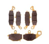 Las pastillas de freno se ajustan al frente y al trasero compatibles con KLE 650 KLE650 2007-2013 ER6F ER6N 2006-2013 Z750 Z750S ZR750 2004-2007 GPZ1100(Front and Rear)