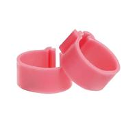 las patas de pollo, 50 anillos ajustables for patas de aves de corral, 1,6-2 cm, multicolor, for pollo, pato y ganso(Pink,Inner Diameter 2cm)