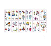 Las Pegatinas De Tatuajes Temporales Mate De Dibujos Animados Para Niños Y Adultos Son Impermeables, Duraderas, No Reflectantes Y Realistas. 120 * 75mm A131