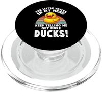 Las pequeñas voces en mi cabeza diciéndome obtener más patos PopSockets PopGrip para MagSafe