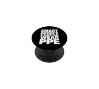 Las Personas Inteligentes Usan PPE Regalo de campaña de Cultura de Seguridad en el Lugar de Trabajo PopSockets PopGrip Adhesivo