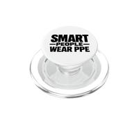 Las Personas Inteligentes Usan PPE Regalo de campaña de Cultura de Seguridad en el Lugar de Trabajo PopSockets PopGrip para MagSafe