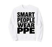 Las Personas Inteligentes Usan PPE Regalo de campaña de Cultura de Seguridad en el Lugar de Trabajo Sudadera