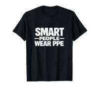 Las Personas Inteligentes Usan PPE Regalo de campaña de Cultura de Seguridad en el Lugar de Trabajo Camiseta