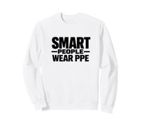Las Personas Inteligentes Usan PPE Regalo de campaña de Cultura de Seguridad en el Lugar de Trabajo Sudadera