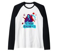 Las pesadillas cobran vida Frase Camiseta Manga Raglan