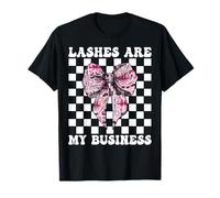 Las pestañas Son mi Negocio Lash Tech Técnico de pestañas Chica Mamá Camiseta