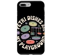 Las placas de Petri son mi microbiólogo del patio de recreo Carcasa para iPhone 7 Plus/8 Plus