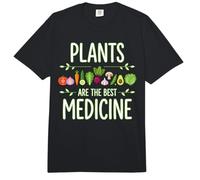 Las Plantas Son la Mejor Medicina Alimento a Base de Plantas Veggie Veggie Vegan Comfort Colors Adult Heavyweight T-Shirt