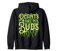 Las Plantas Son mis cogollos Jardinero Jardinería Floral Flores de Primavera Sudadera con Capucha