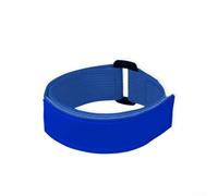 Las polainas de bicicleta de perfil bajo proporcionan una protección fiable contra el aceite de la cadena y la suciedad, el borde reflectante soporta una mayor conciencia en caminos compartidos (azul)