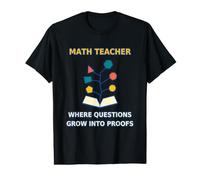 Las Preguntas de los Maestros de matemáticas se convierten en Pruebas Educación en el Aula Camiseta gráfica económica