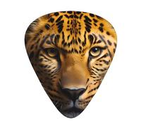 Las púas de guitarra de leopardo de ojos profundos en tamaños finos, medianos y gruesos, juego de 12 piezas, adecuadas para guitarra eléctrica y varios instrumentos