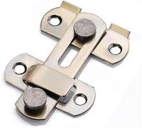 las puertas, 180° Slide Bolt Door Latch Vintage Lock Cabinets Hardware Included Multicolor Multi Sizes(Green Patiana,Long)