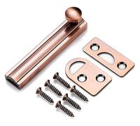 las puertas, All Copper Slide Door Bolt 2-8in Multicolor For Childproofing And Petproofing(Red Patina,3in)